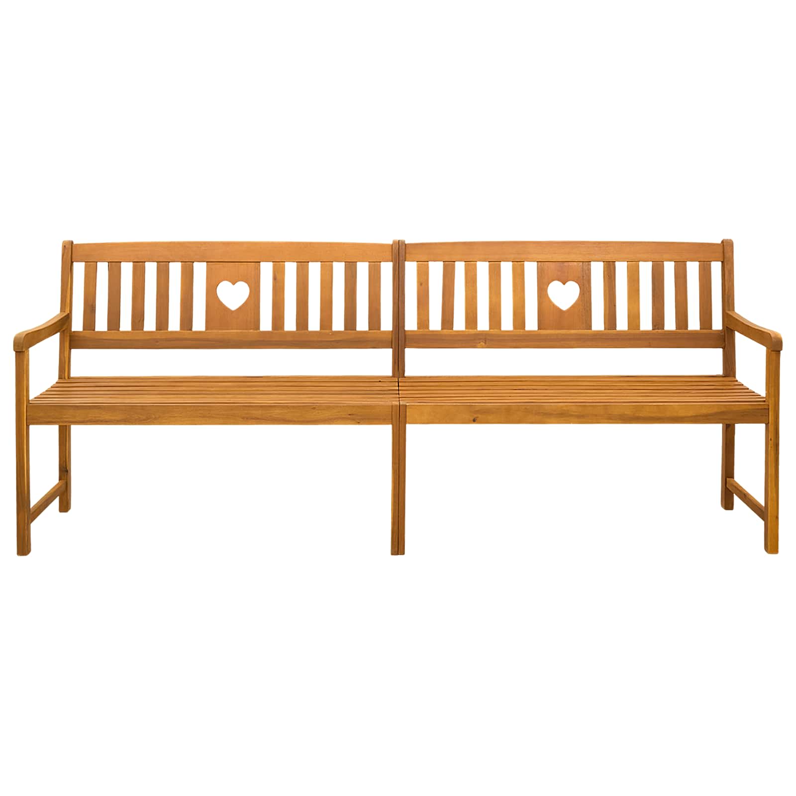 Bank Outdoor Natur 110 x 56 x 90 cm Massivholz Akazie