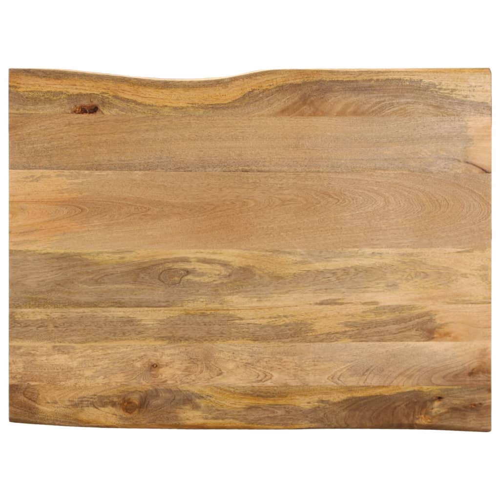 Tischplatte 40x40x2,5 cm Rechteckig Massivholz Akazie Baumkante