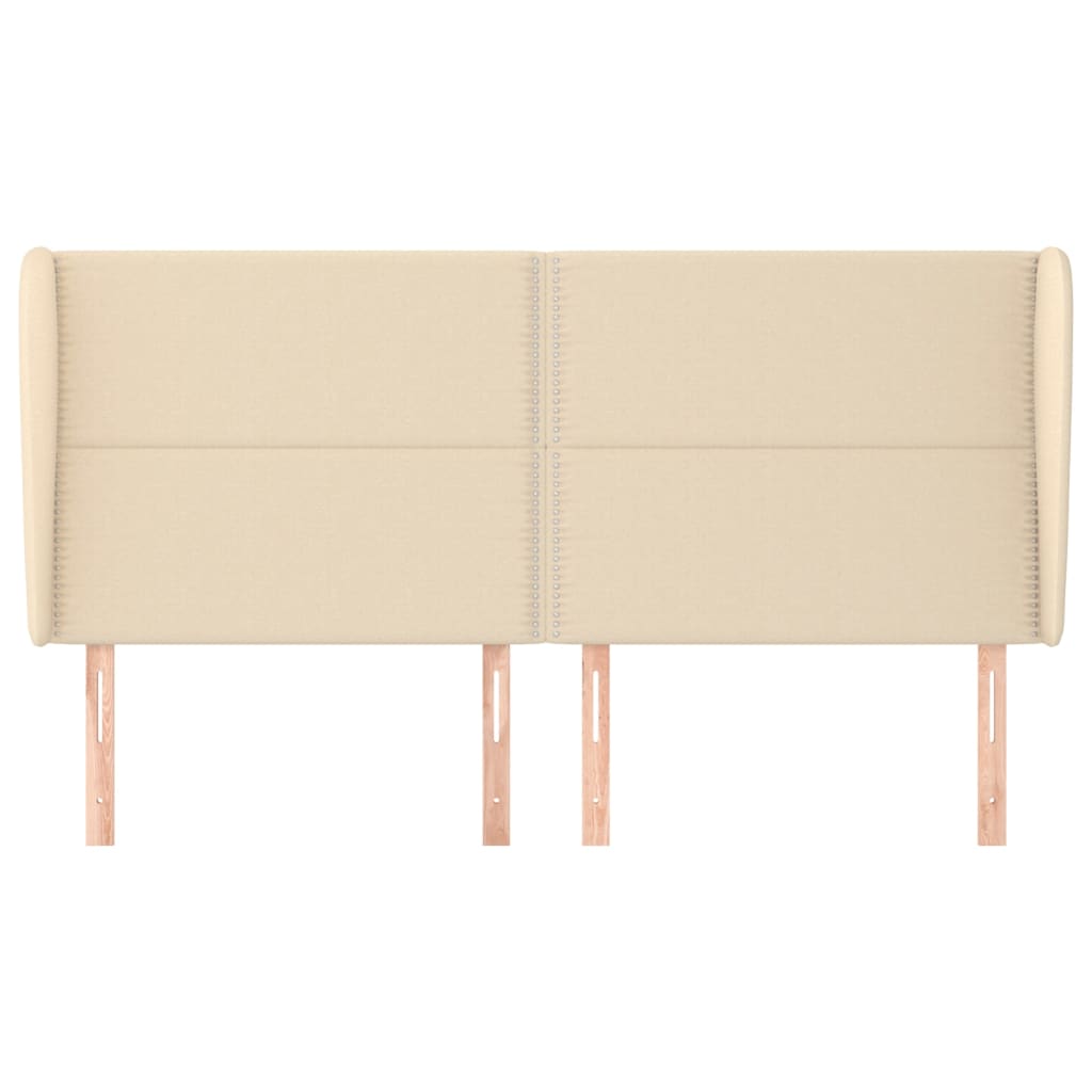 Kopfteil mit Ohren Dunkelgrau 83x23x78/88 cm Stoff