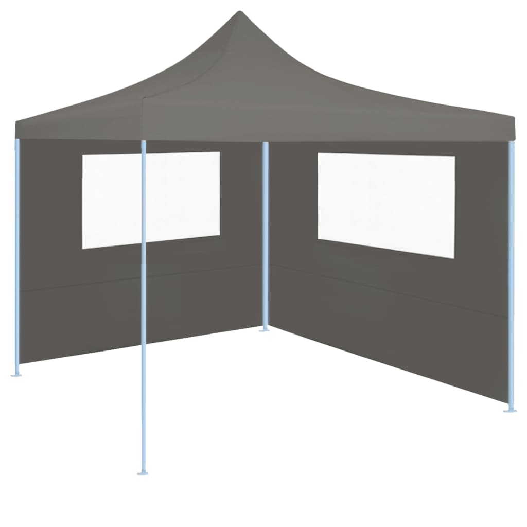 Pavillon-Seitenwand mit Fenstern 6x2 m Creme