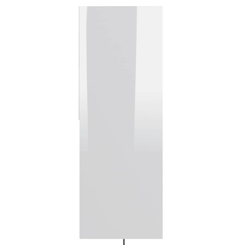 Bücherregal Weiß 67x24x161 cm Holzwerkstoff