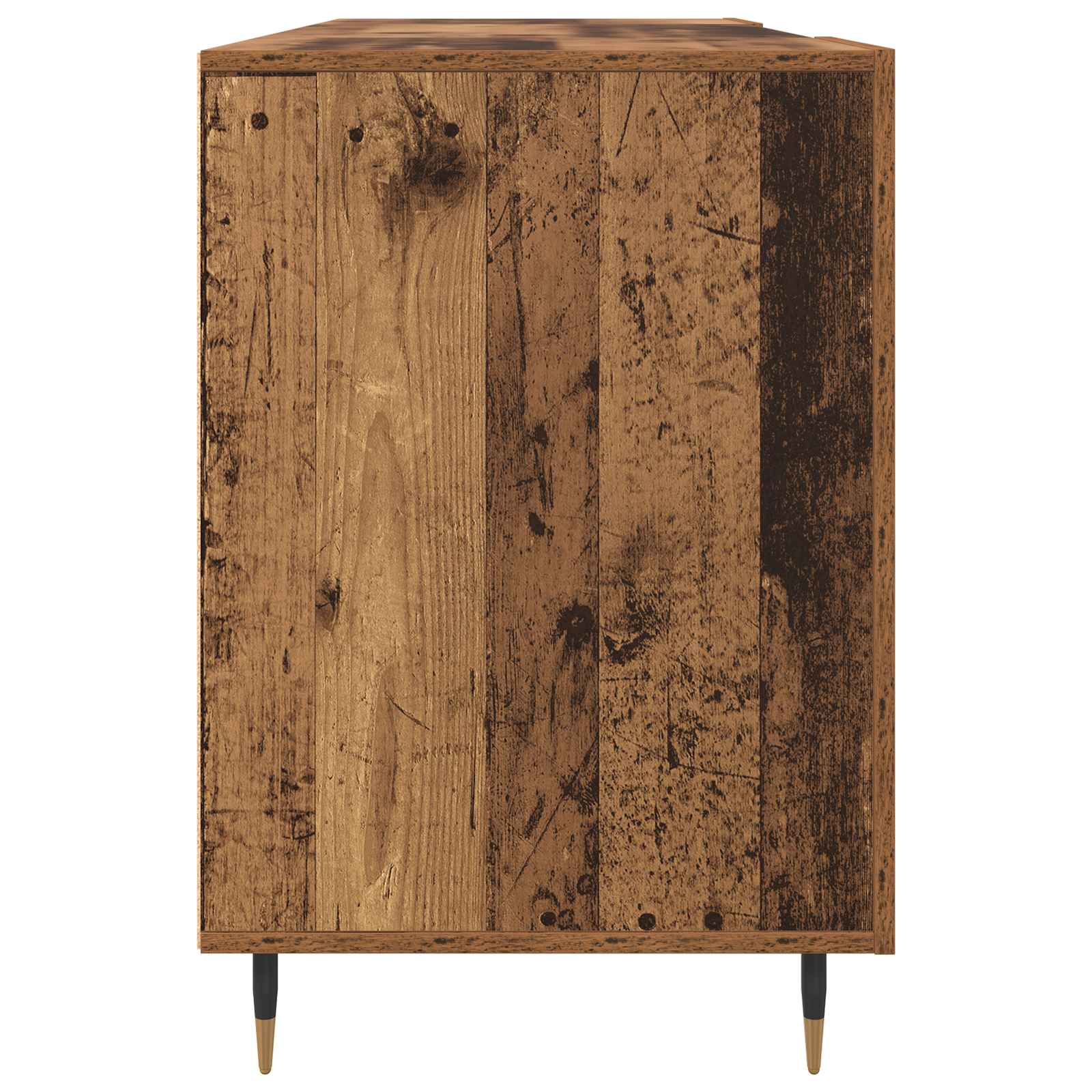 Schreibtisch Betongrau 140x50x75 cm Holzwerkstoff