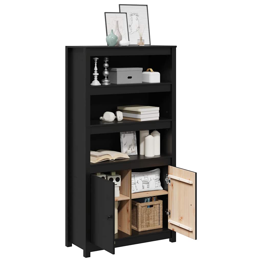 Highboard 80x35x154 cm Massivholz Kiefer