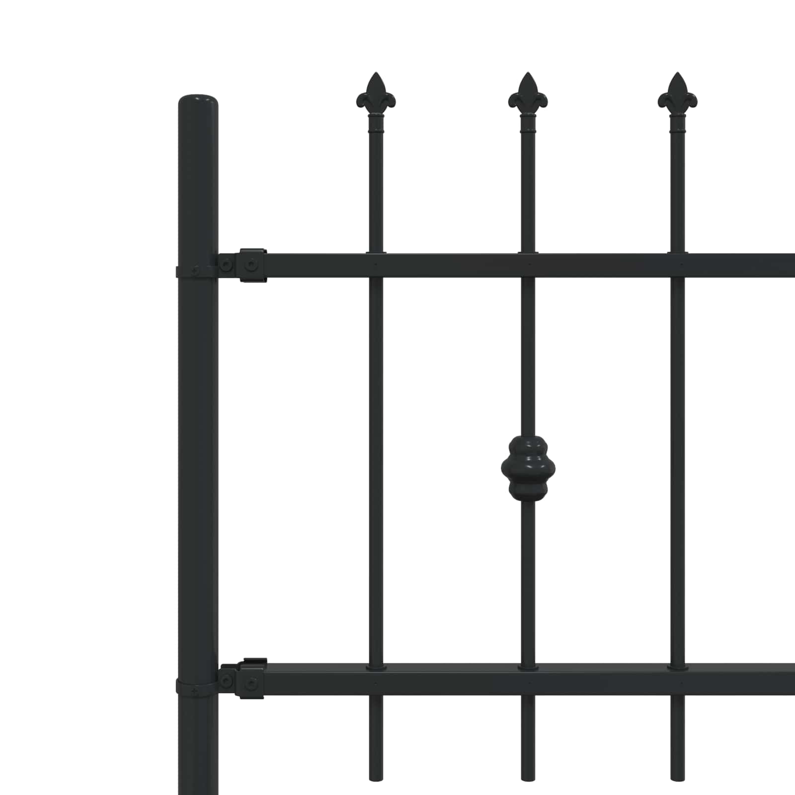 Spießzaun Asten Schwarz