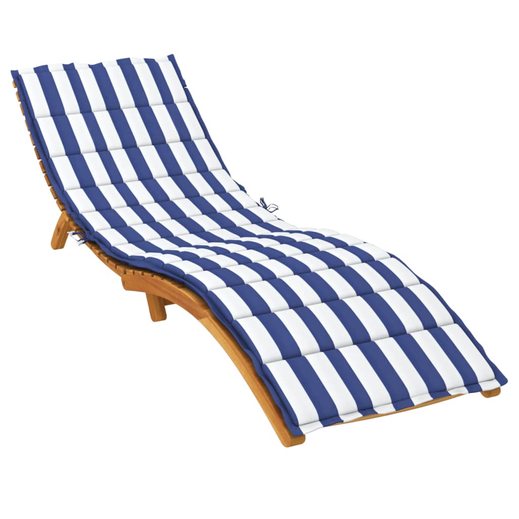 Liege-Kissen Blatt Blattmuster 200 x 70 x 3 cm Oxford-Stoff