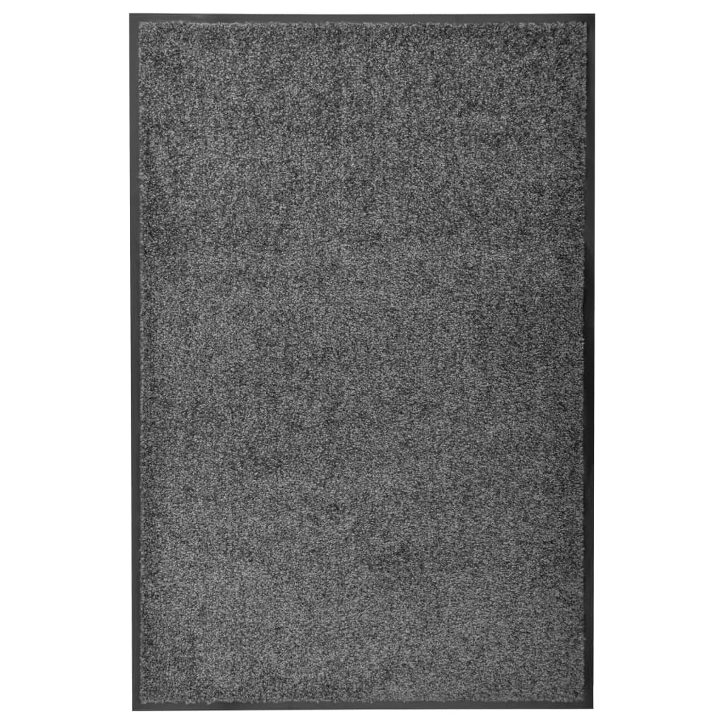 Fußmatte Waschbar Anthrazit 120x180 cm