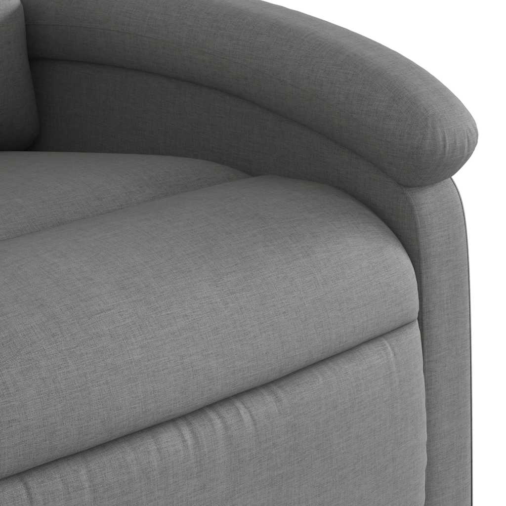 Relaxsessel Elektrisch Hellgrau Stoff
