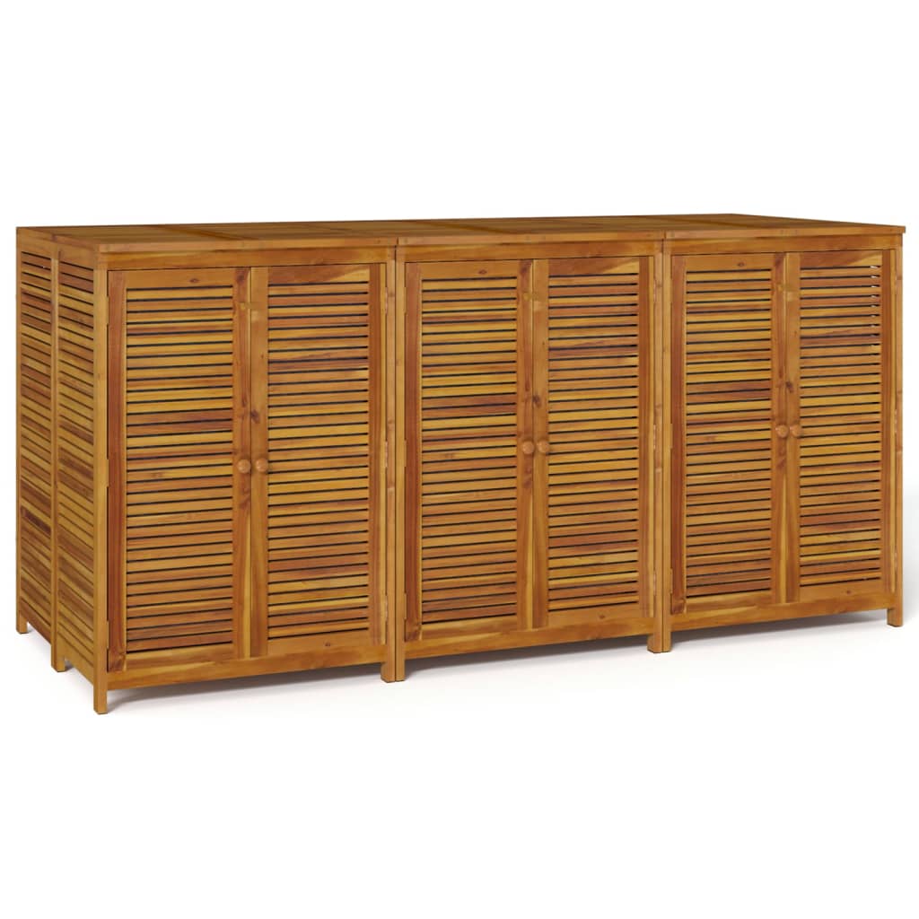 Gartenbox 140x87x104 cm Massivholz Akazie