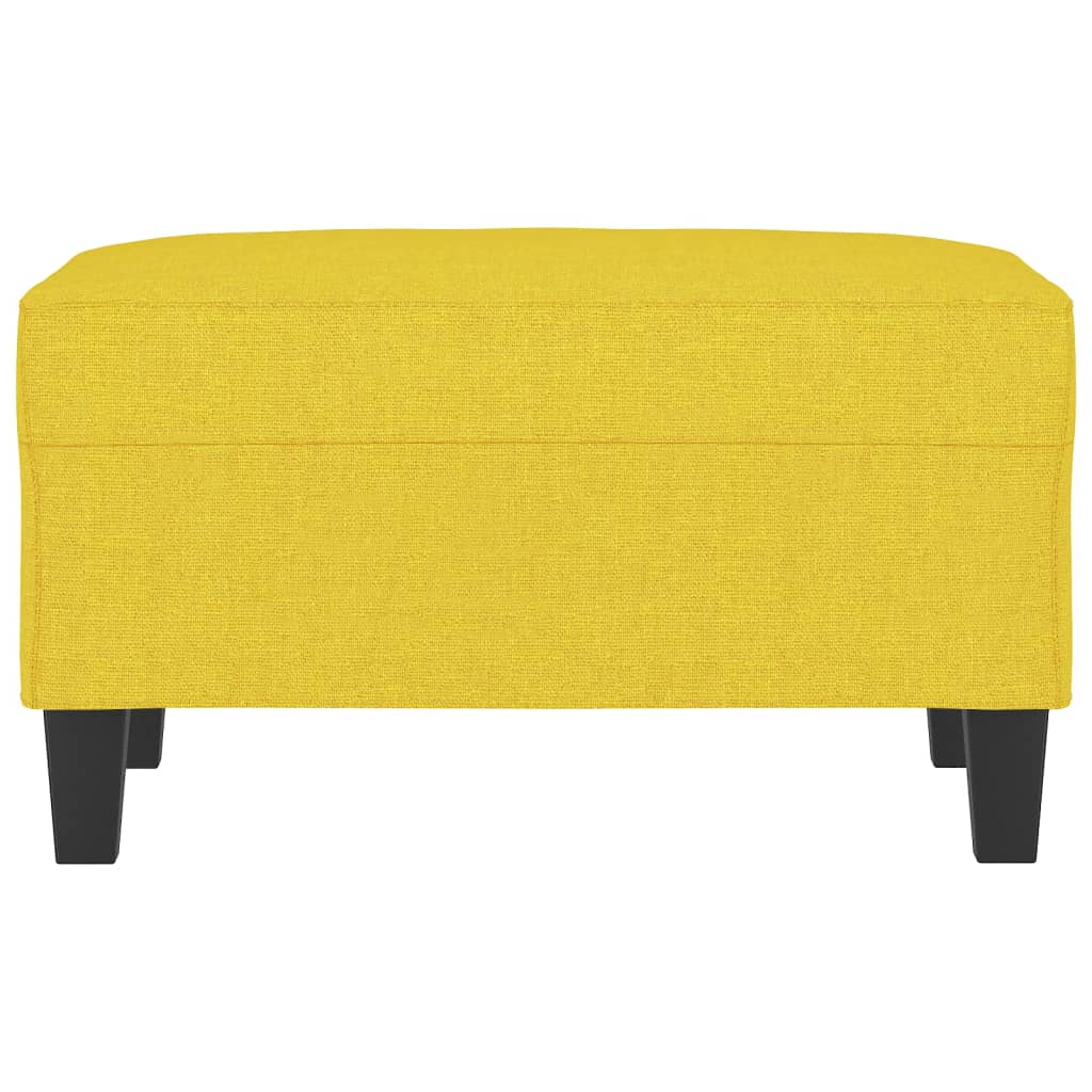 Fußhocker Hellgrau 60x50x41 cm Stoff