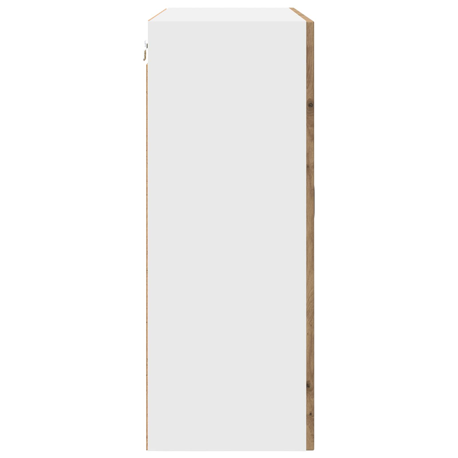 Herdumbauschränke 2 Stk. Kalmar Weiß Holzwerkstoff