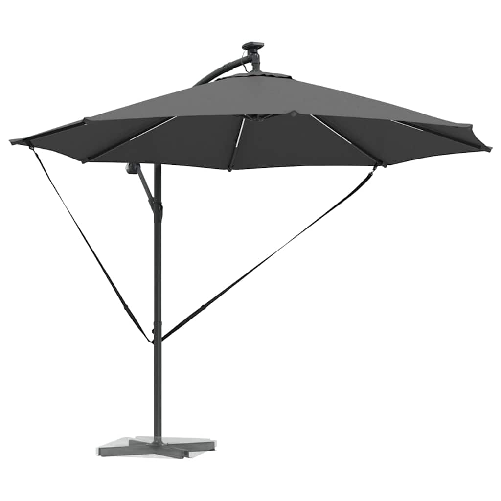 Sonnenschirm Sand 294 x 294 x 248 cm Polyester und Aluminium