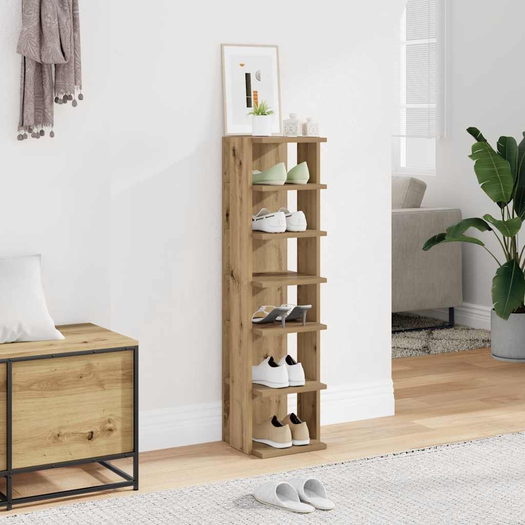 Schuhschrank Weiß 27,5x27x102 cm Holzwerkstoff