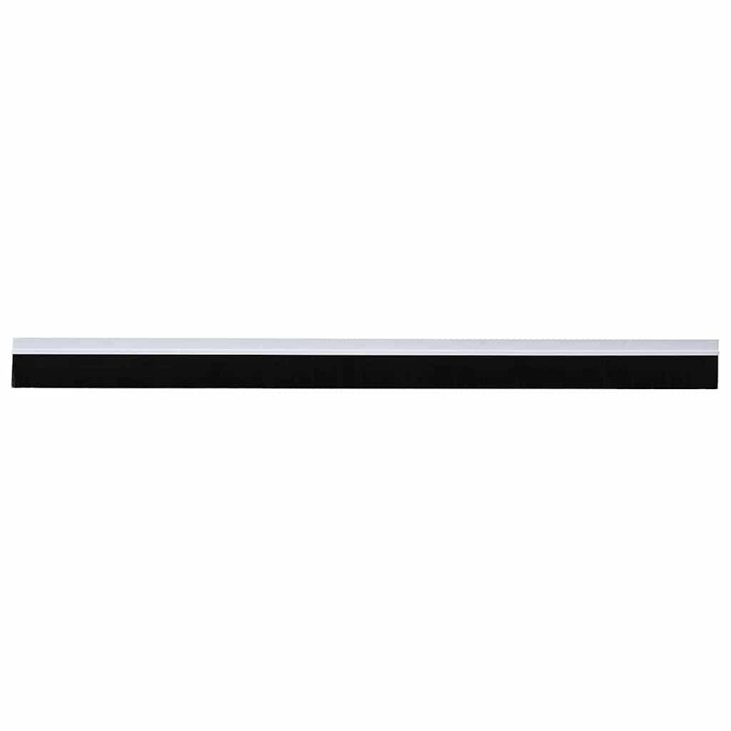 Selbstklebende Türbürstendichtungen 2 pcs Braun 100 cm