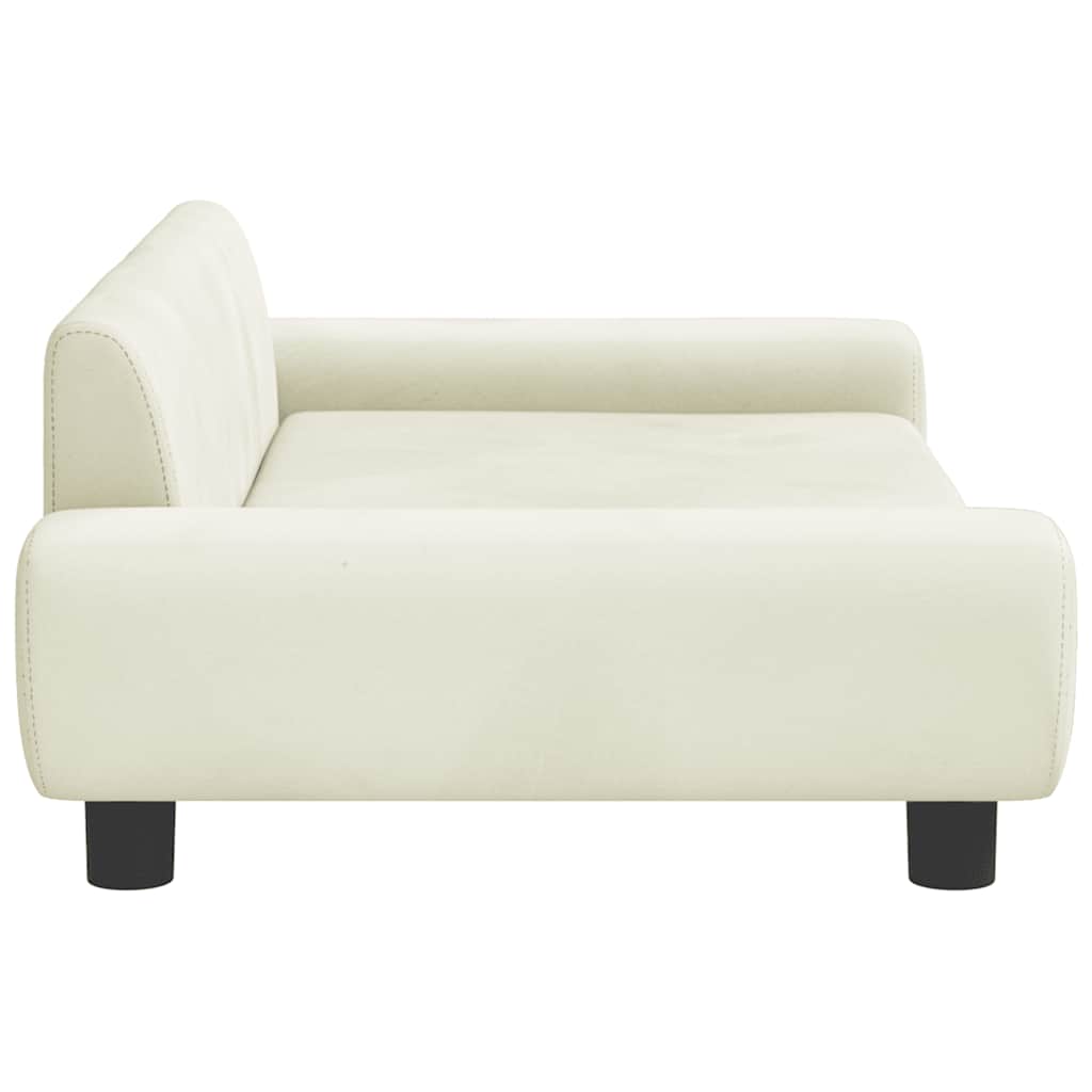 Kindersofa Blau 100x54x33 cm Samt
