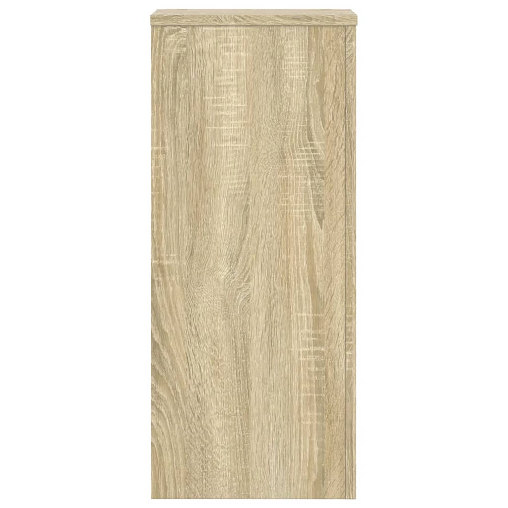 Pflanzenständer 2 Stk. Weiß 33x33x100 cm Holzwerkstoff