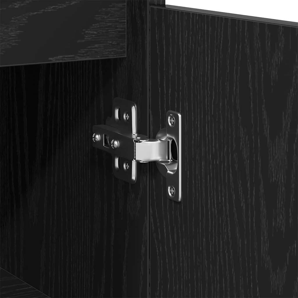 Badschrank Weiß 30x30x100 cm Holzwerkstoff
