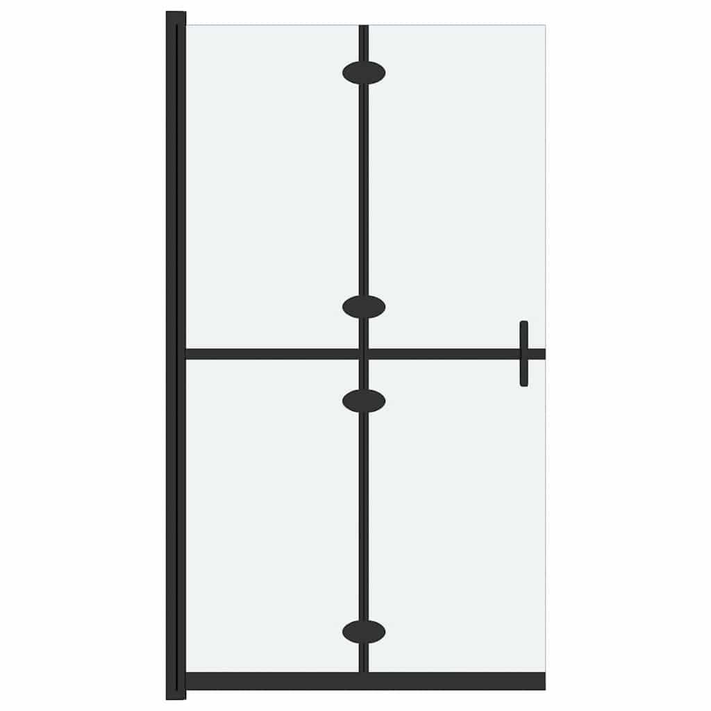 Faltbare begehbare Duschwand Transparentes ESG Glas 70x190 cm