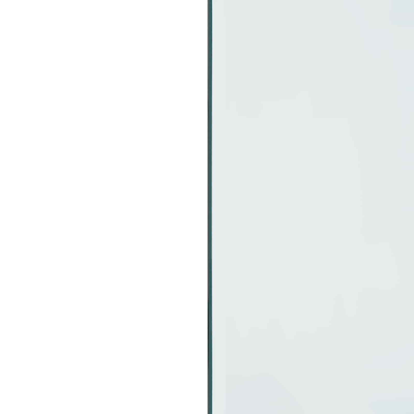 Feuerstelle Glasplatte Transparent 80 x 50 cm Glas