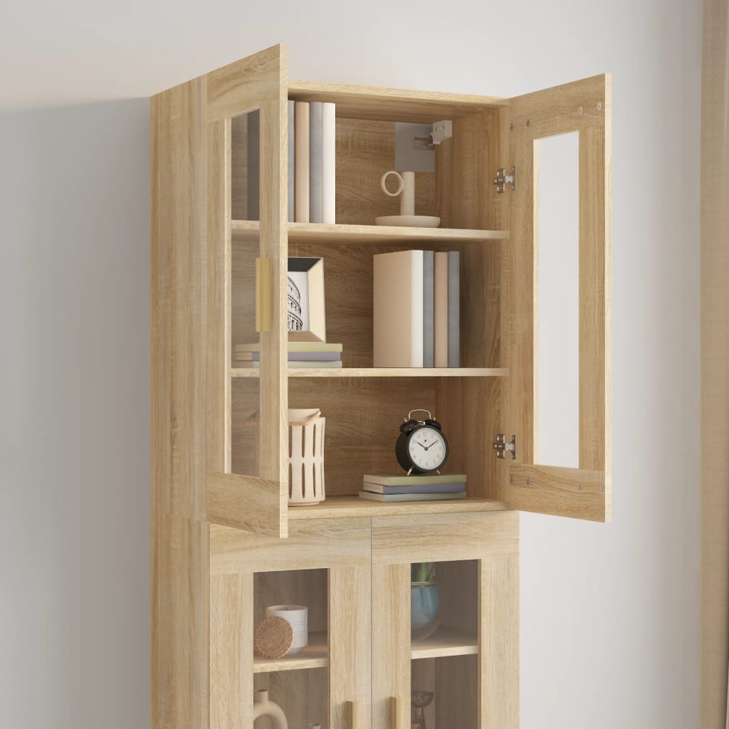 Hängeschrank Weiß 69,5x34x90 cm
