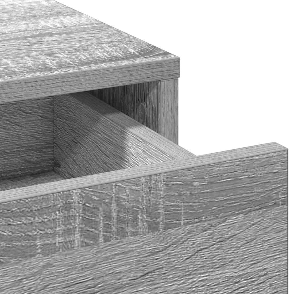 Schminktisch mit Spiegelbeleuchtung 3 pcs Weiß Holzwerkstoff
