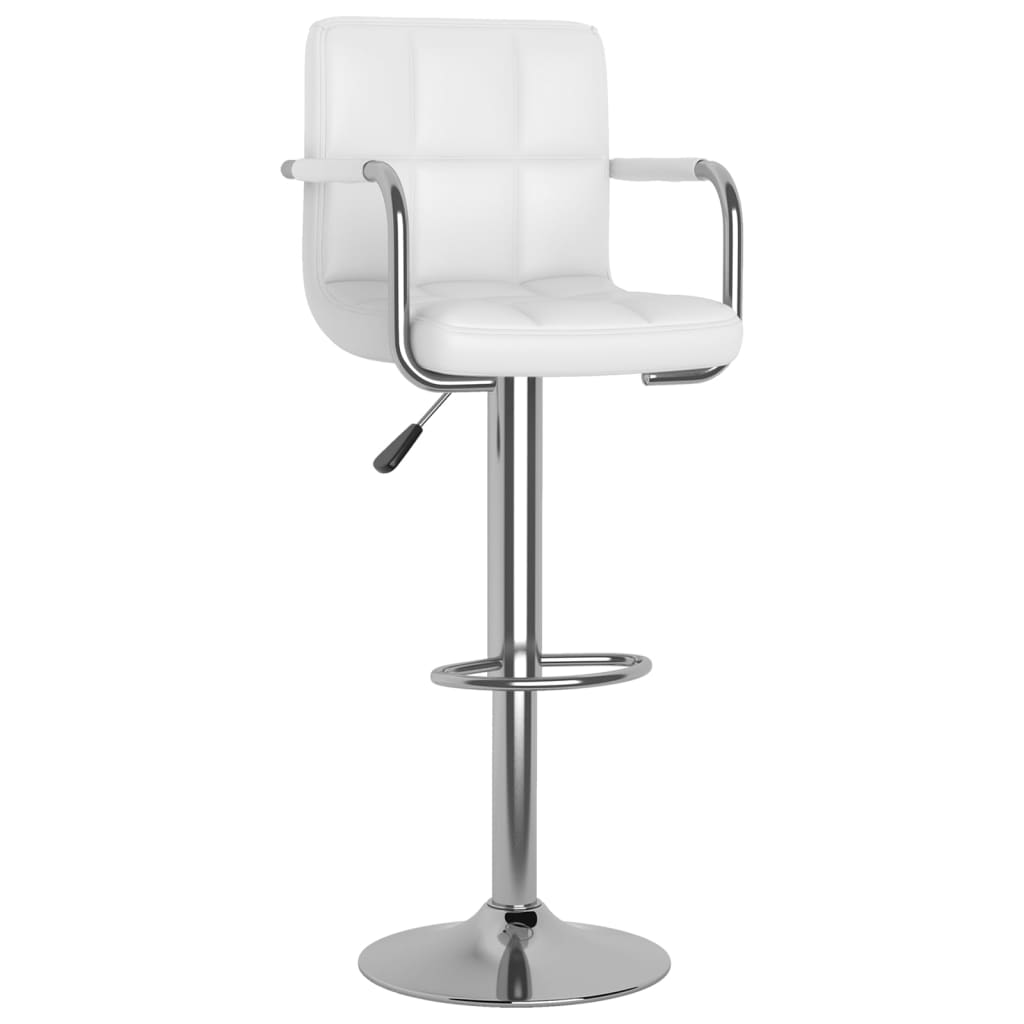 Barhocker 2 Stk. Rot Kunstleder