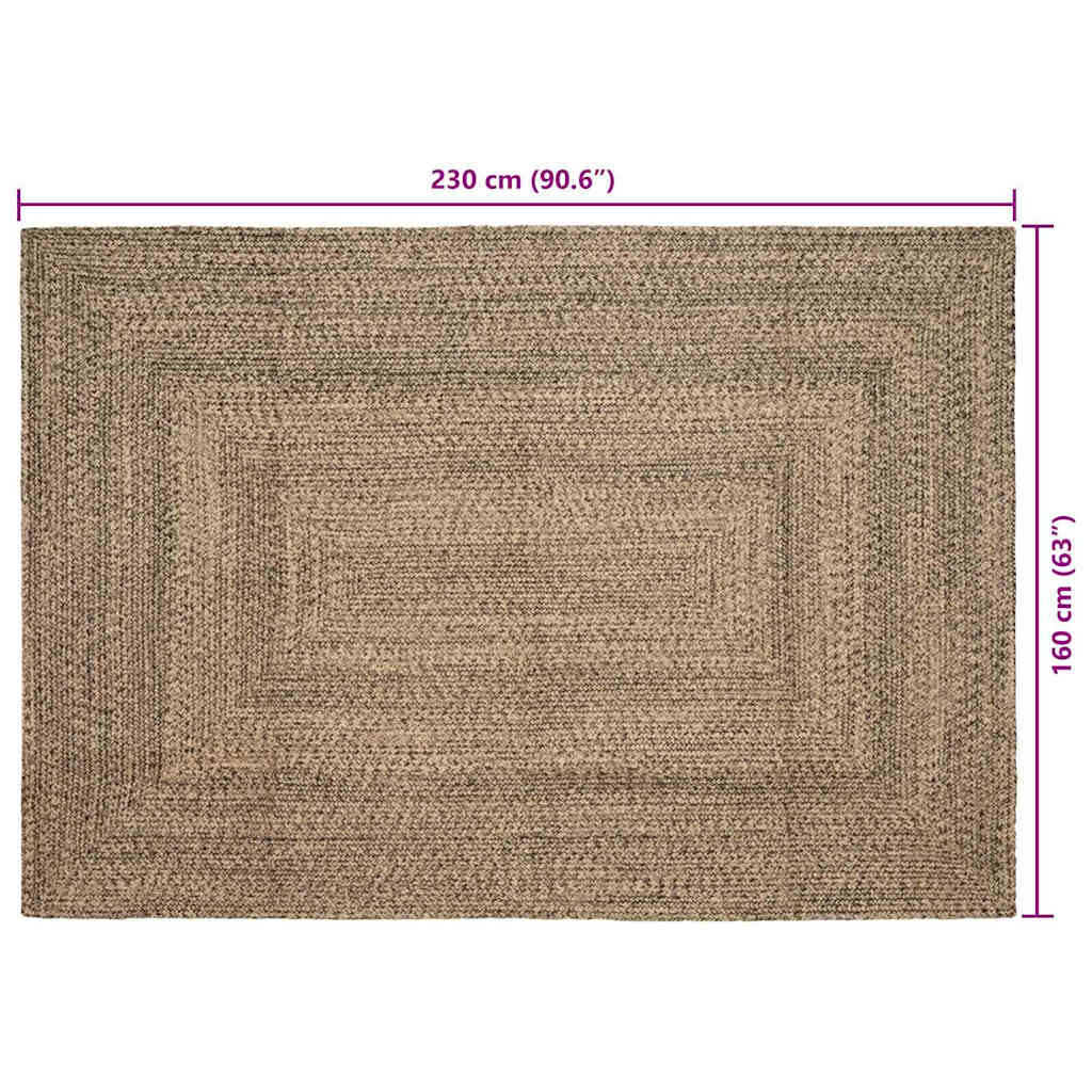 Bereichsteppiche Natürlich und Weiß 60 x 110 cm Jute