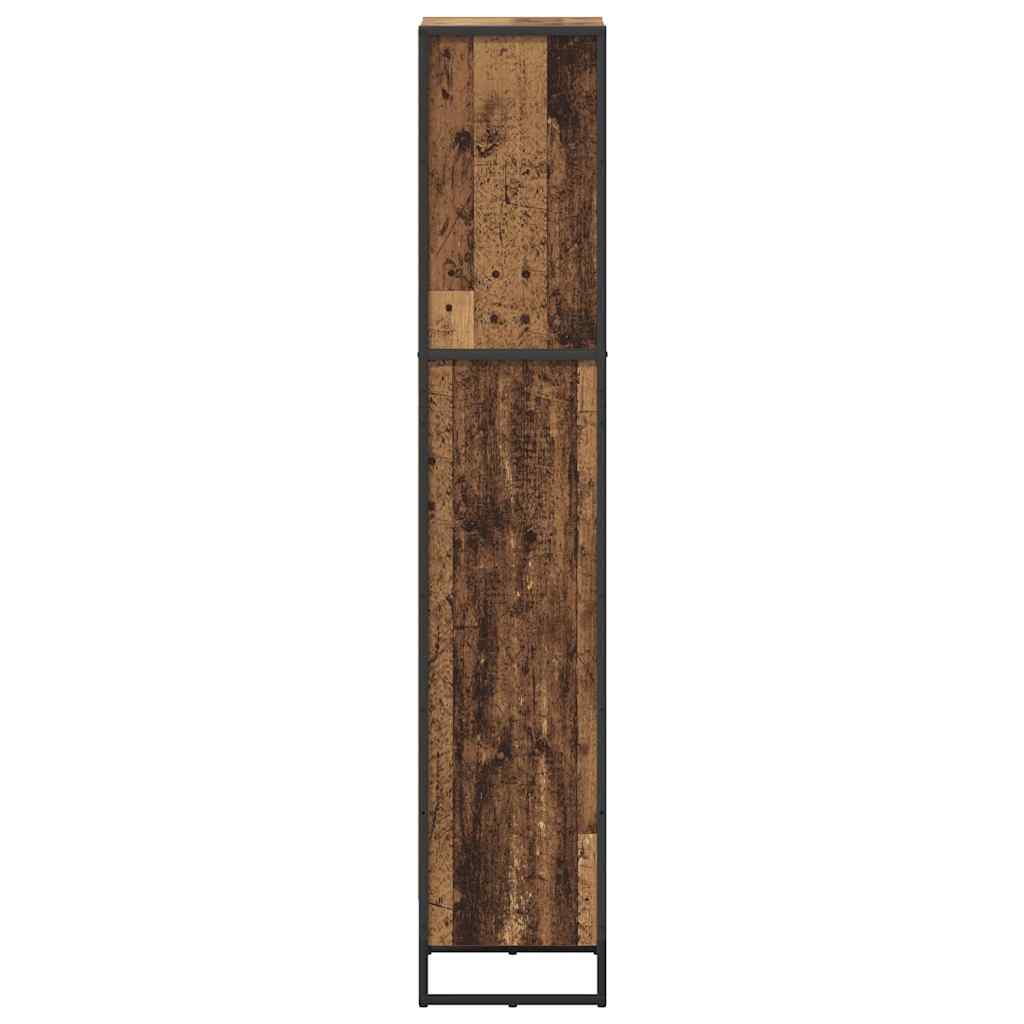 Bücherregal 2 pcs Schwarz Eichen-Optik 60 x 30 x 189,5 cm
