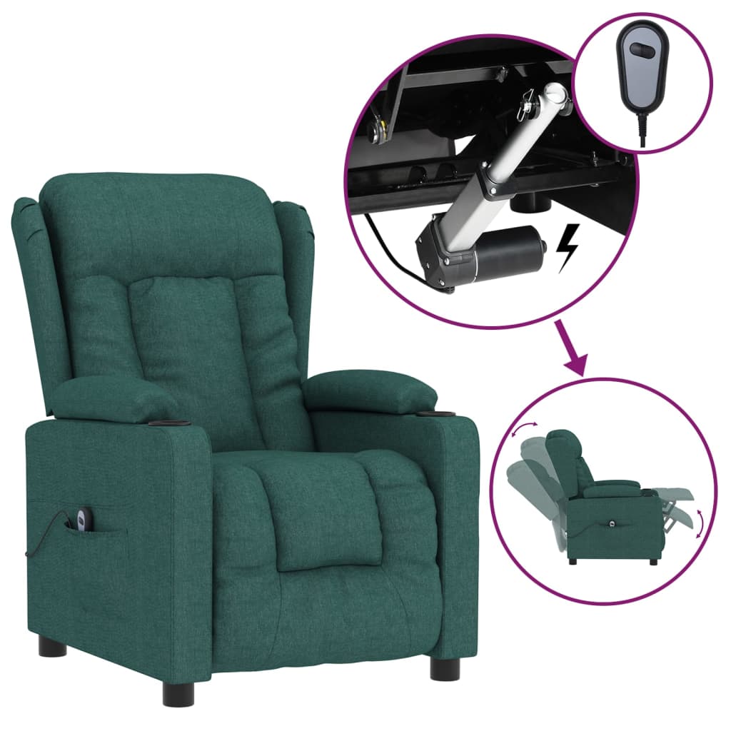 Relaxsessel Elektrisch Braun Stoff