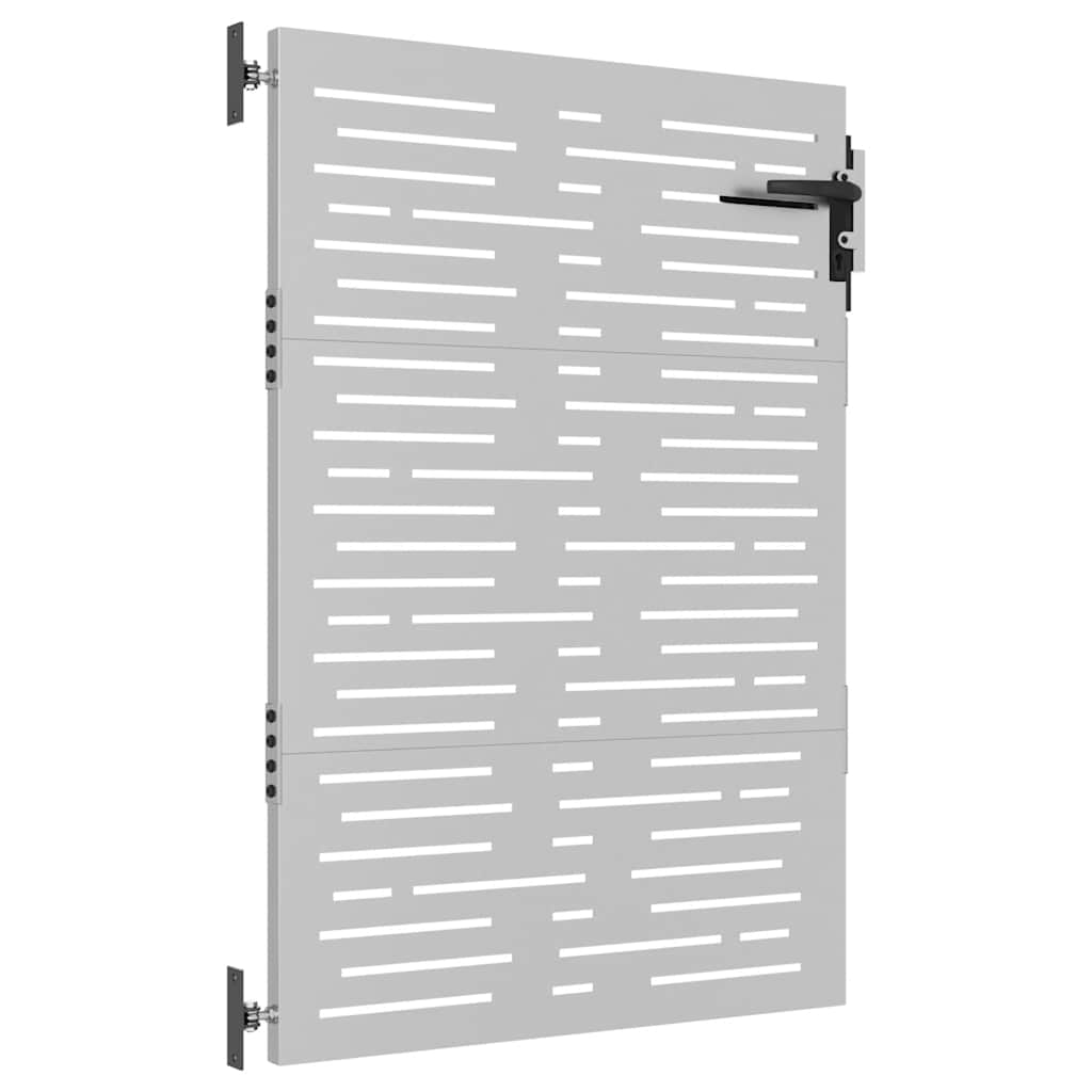 Gartentor 85x75 cm Cortenstahl Quadratisches Design