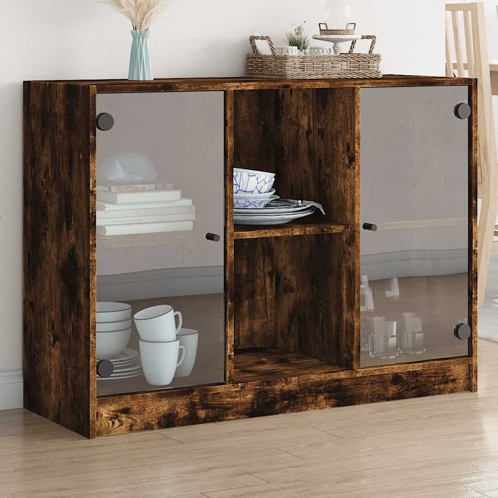 Bücherschrank mit Türen Weiß 204x37x75 cm Holzwerkstoff