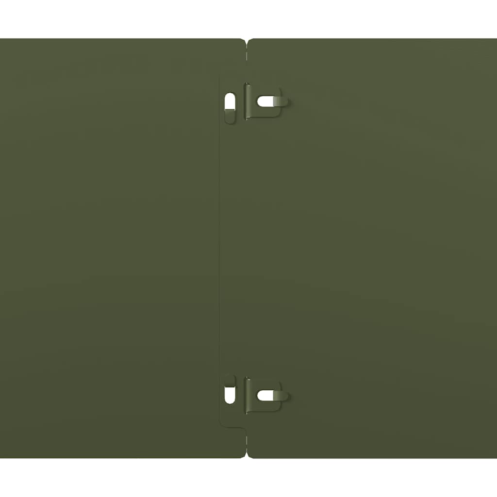 Raseneinfassung 10 pcs 10 x 103 cm Wetterfeststahl Rostig