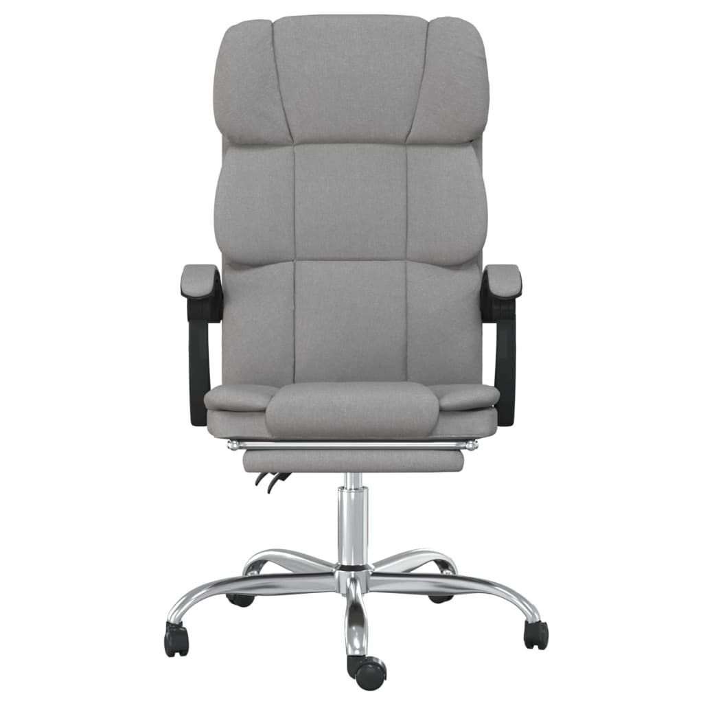 Bürostuhl mit Liegefunktion Taupe Stoff