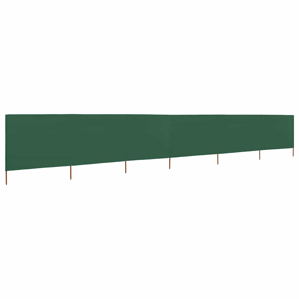 3-teiliges Windschutzgewebe 400 x 120 cm Weiß