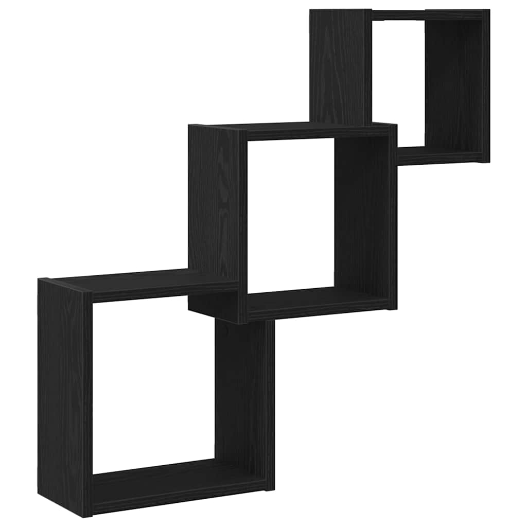 Cube Wandregale Weiß 68x15x68 cm Holzwerkstoff