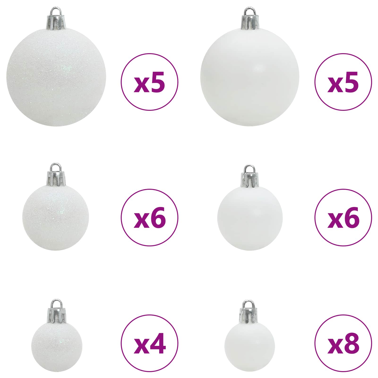 Künstlicher klappbarer Weihnachtsbaum Weiß 120 cm PVC und Stahl