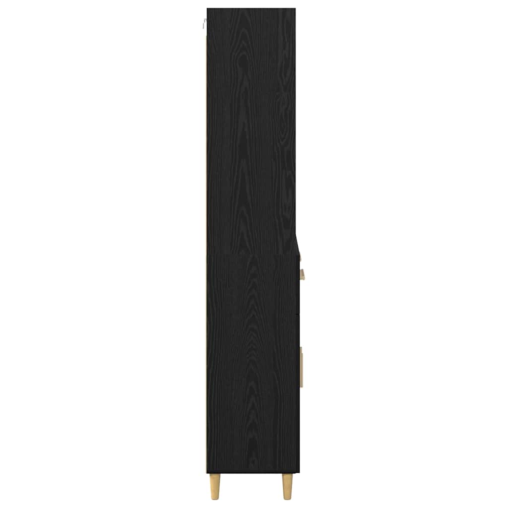 Highboard Altholz 69,5 x 32,5 x 180 cm Holzwerkstoff