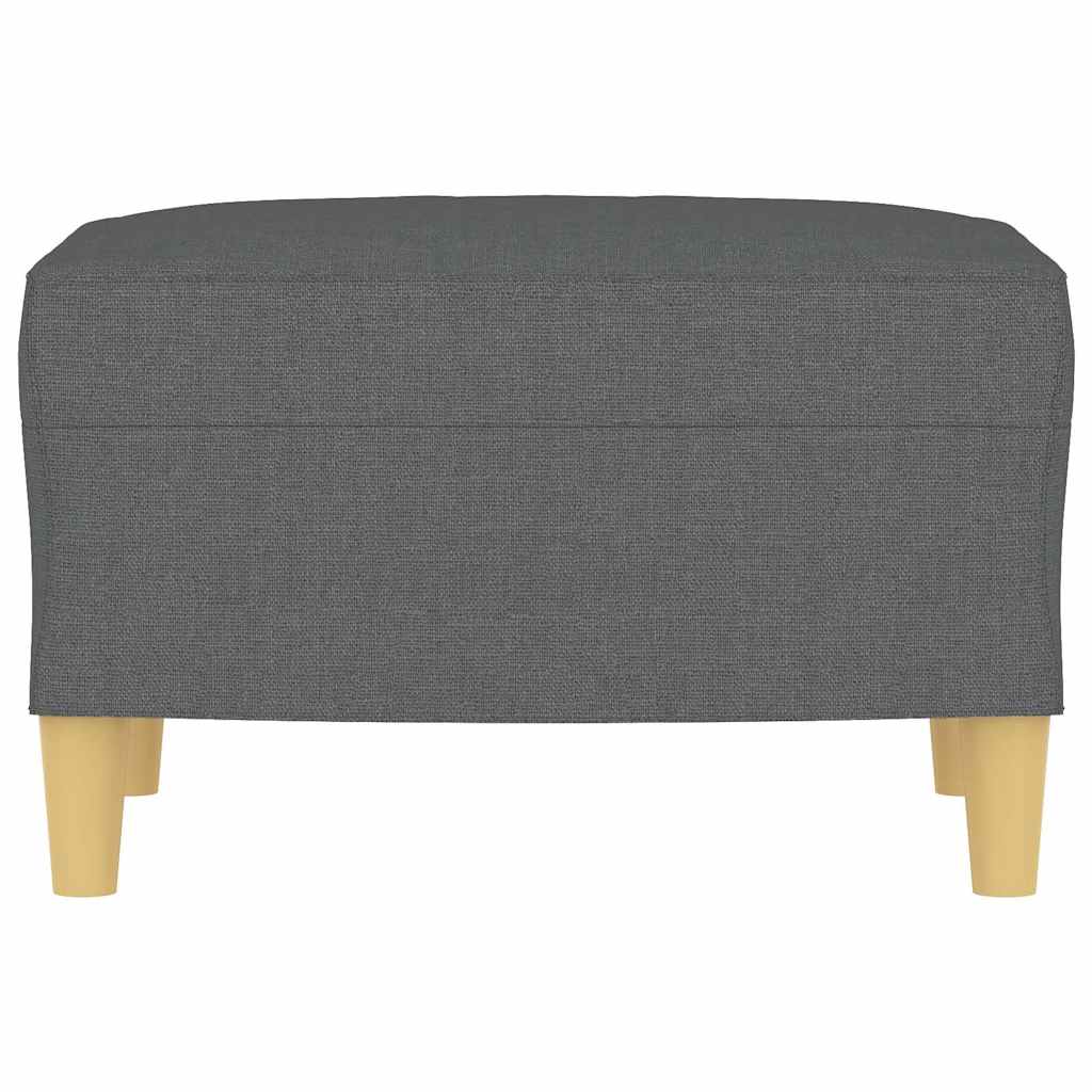 Fußhocker Hellgrau 60x50x41 cm Stoff