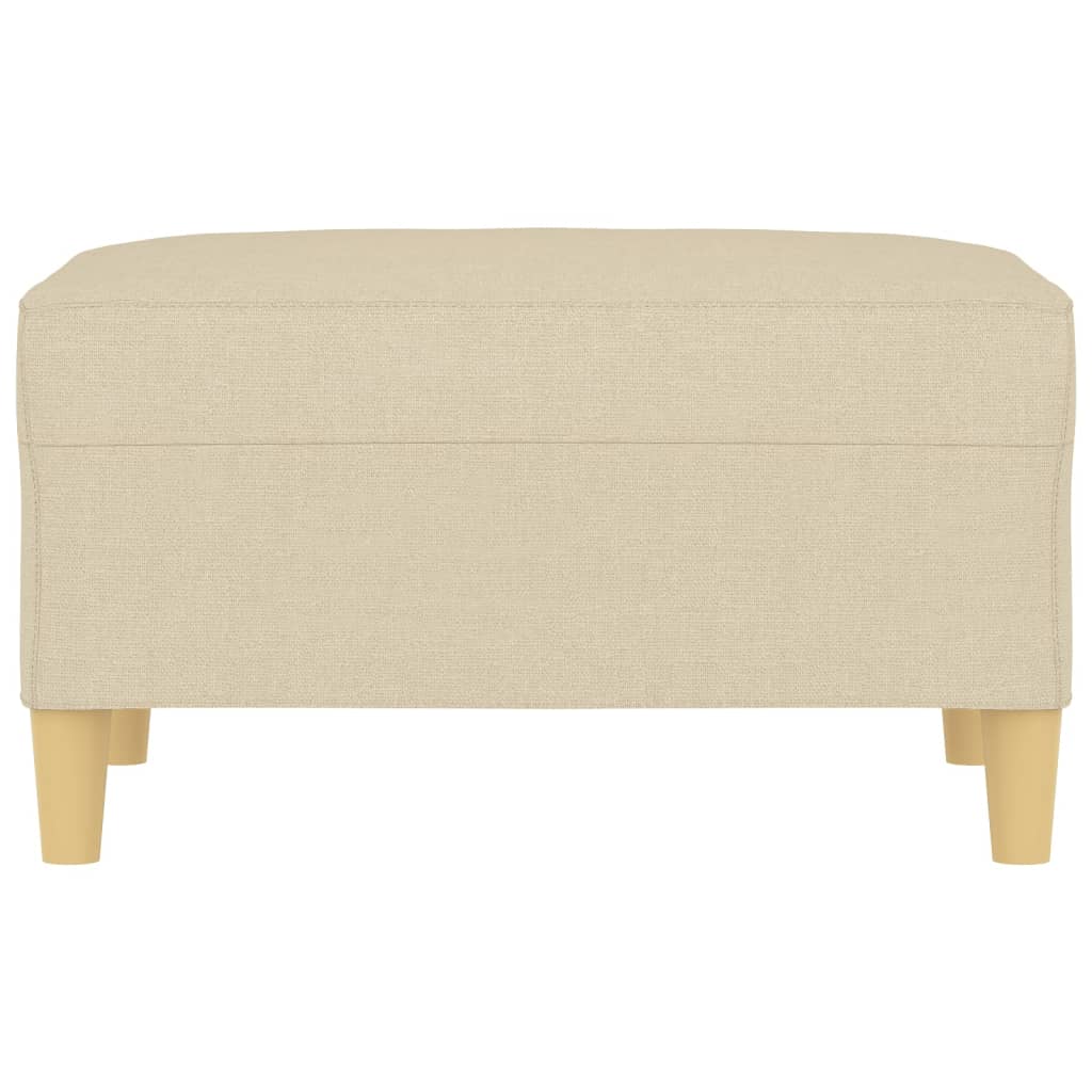 Fußhocker Hellgrau 60x50x41 cm Stoff