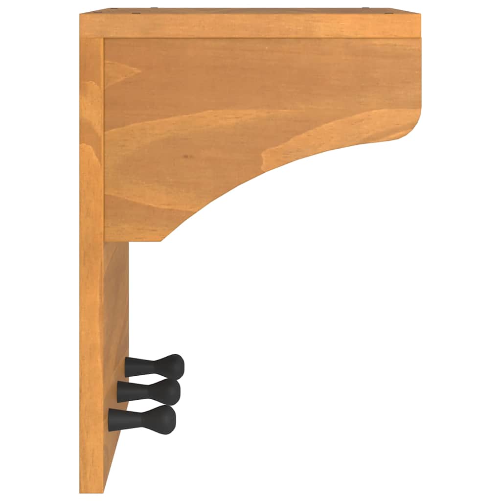 Wandgarderobe SANDNES 43x30x42 cm Massivholz Kiefer