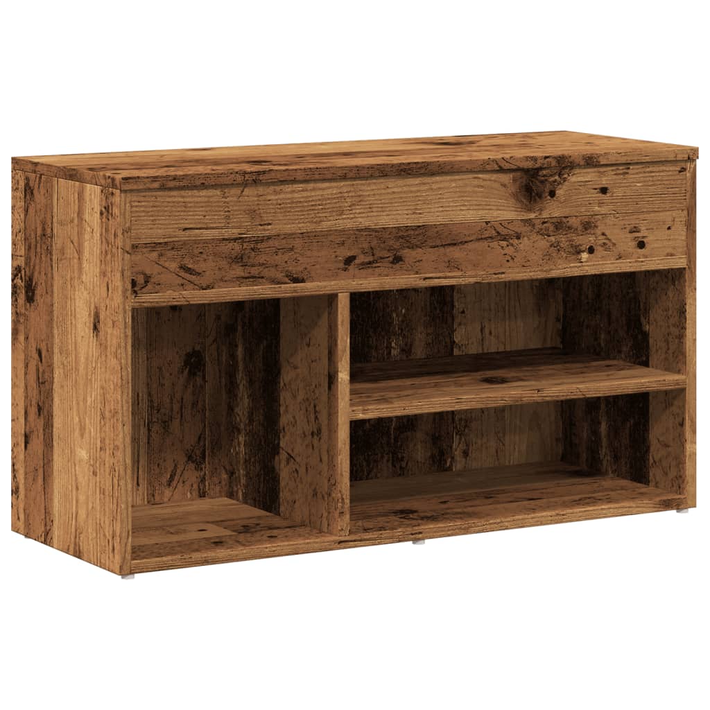 Schuhbank Weiß 60x30x45 cm Holzwerkstoff
