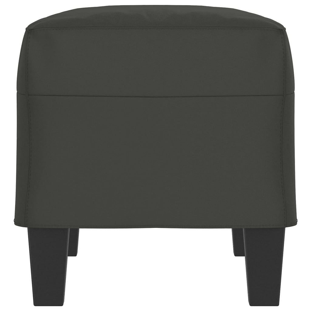 Sitzbank Hellgrau 70x35x41 cm Mikrofasergewebe