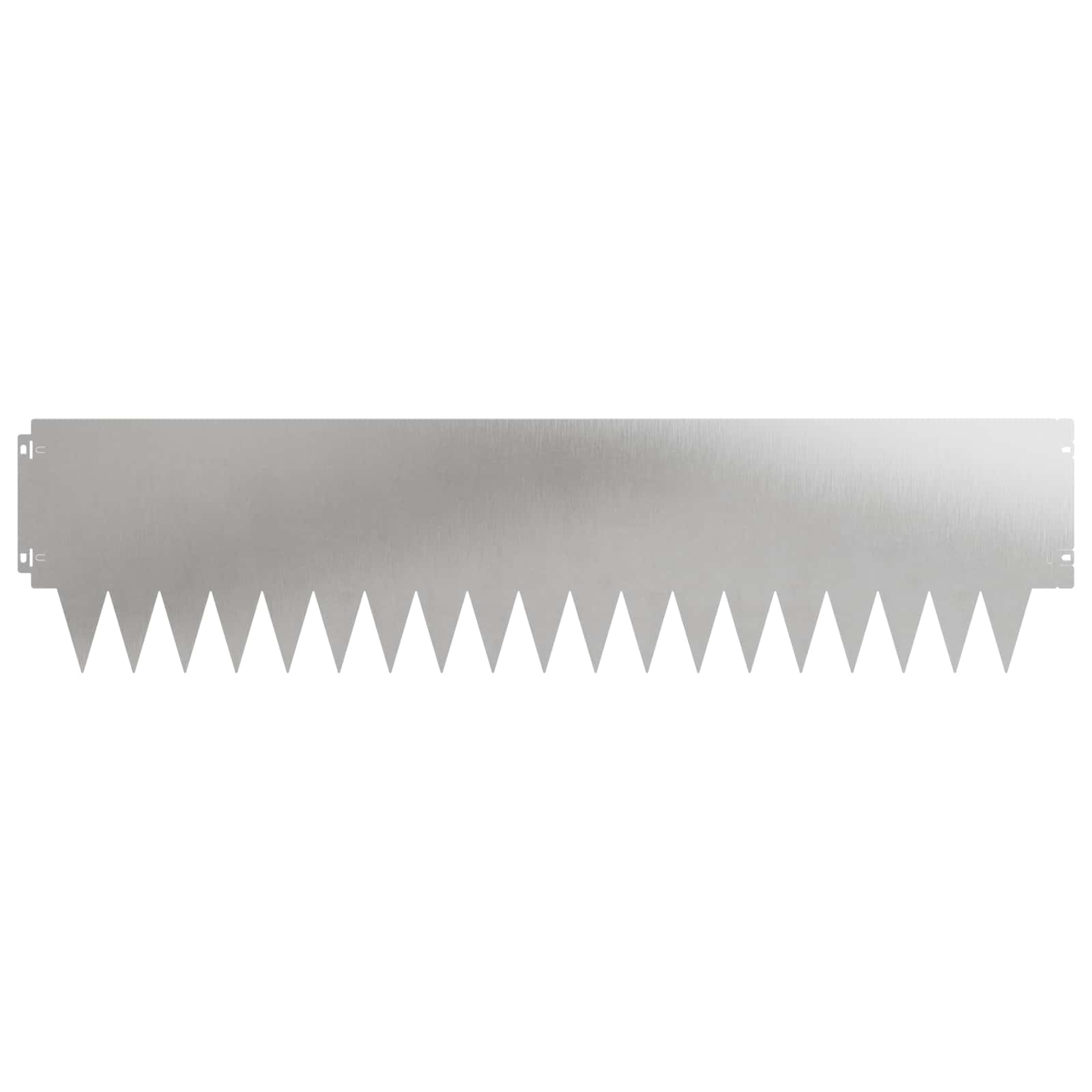Raseneinfassung 10 pcs Länge Höhe 103 x 15 cm Stahl Schwarz