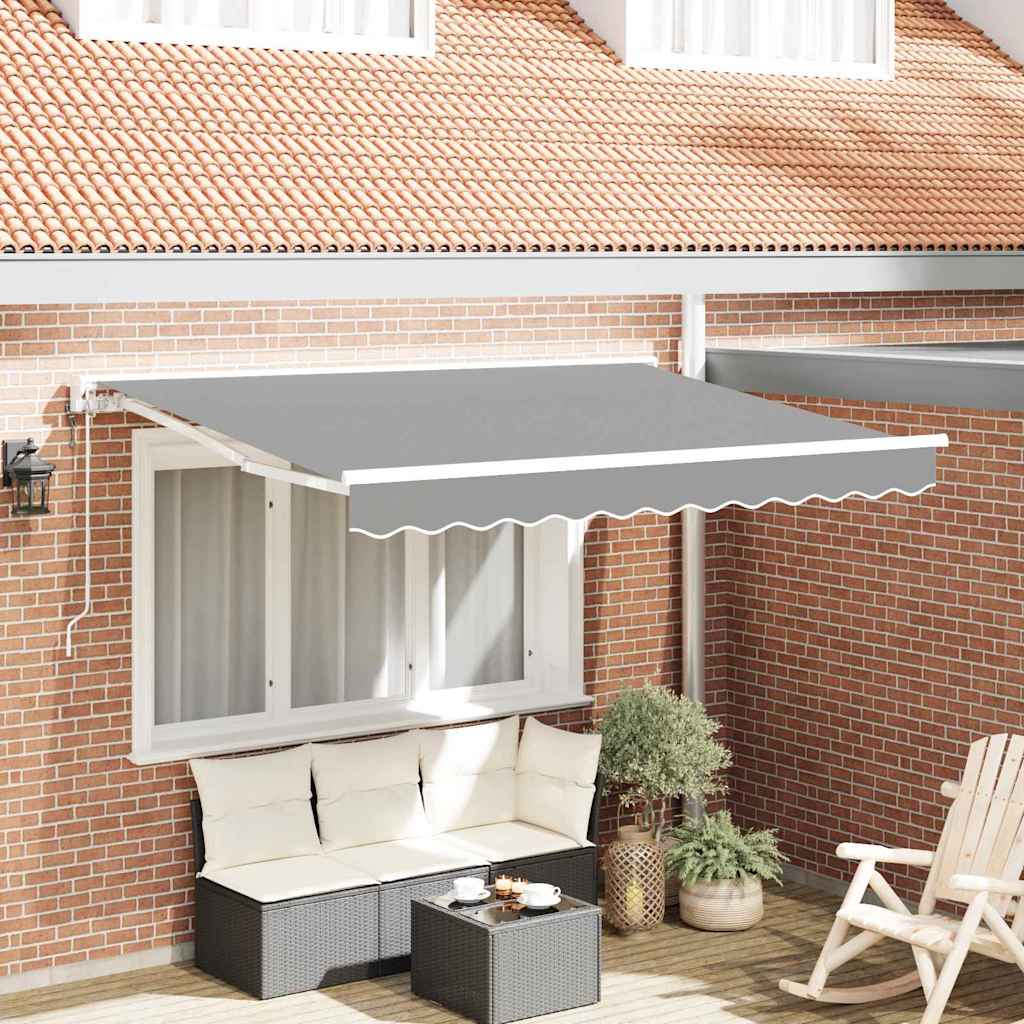 Markisenrahmen Weiß 2,5 x 2 m Metall
