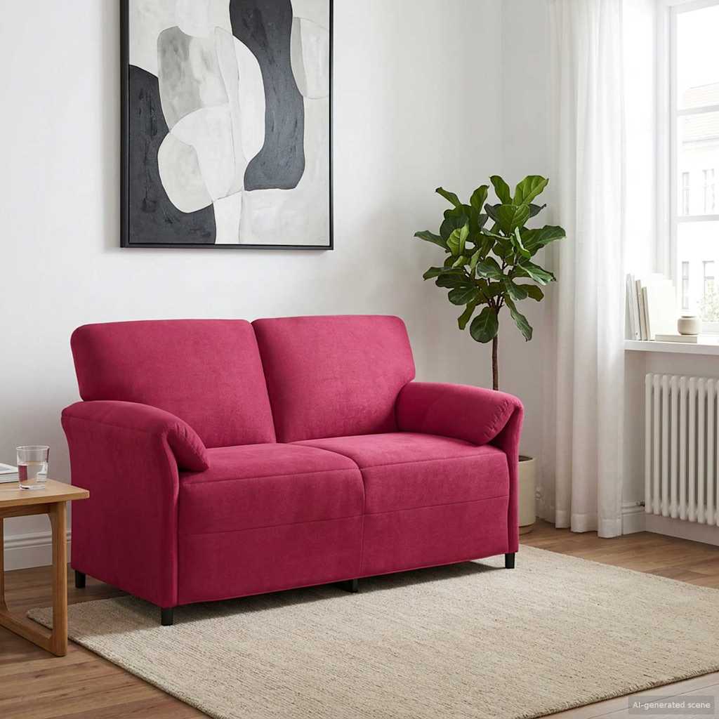 1-Sitzer Sofa Hellgrau 88 x 83 x 95 cm Samt