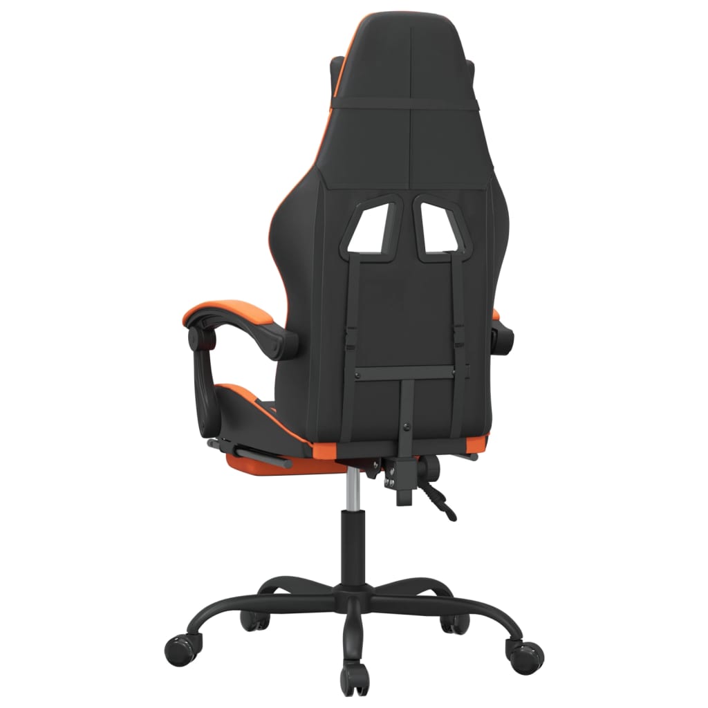 Gaming-Stuhl Schwarz und Golden Kunstleder