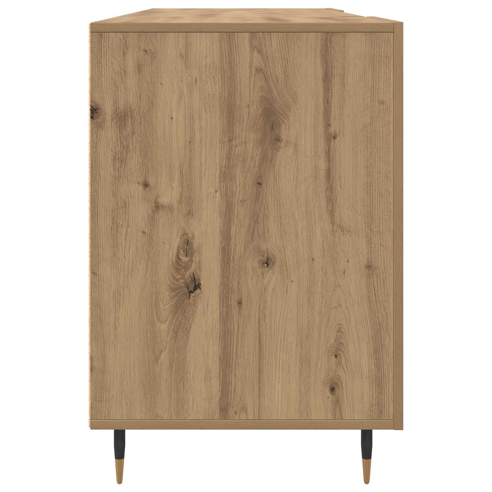 Schreibtisch Betongrau 140x50x75 cm Holzwerkstoff