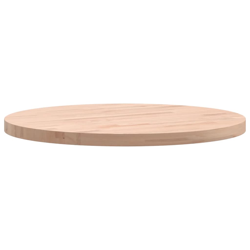Tischplatte Ø30x1,5 cm Rund Massivholz Buche