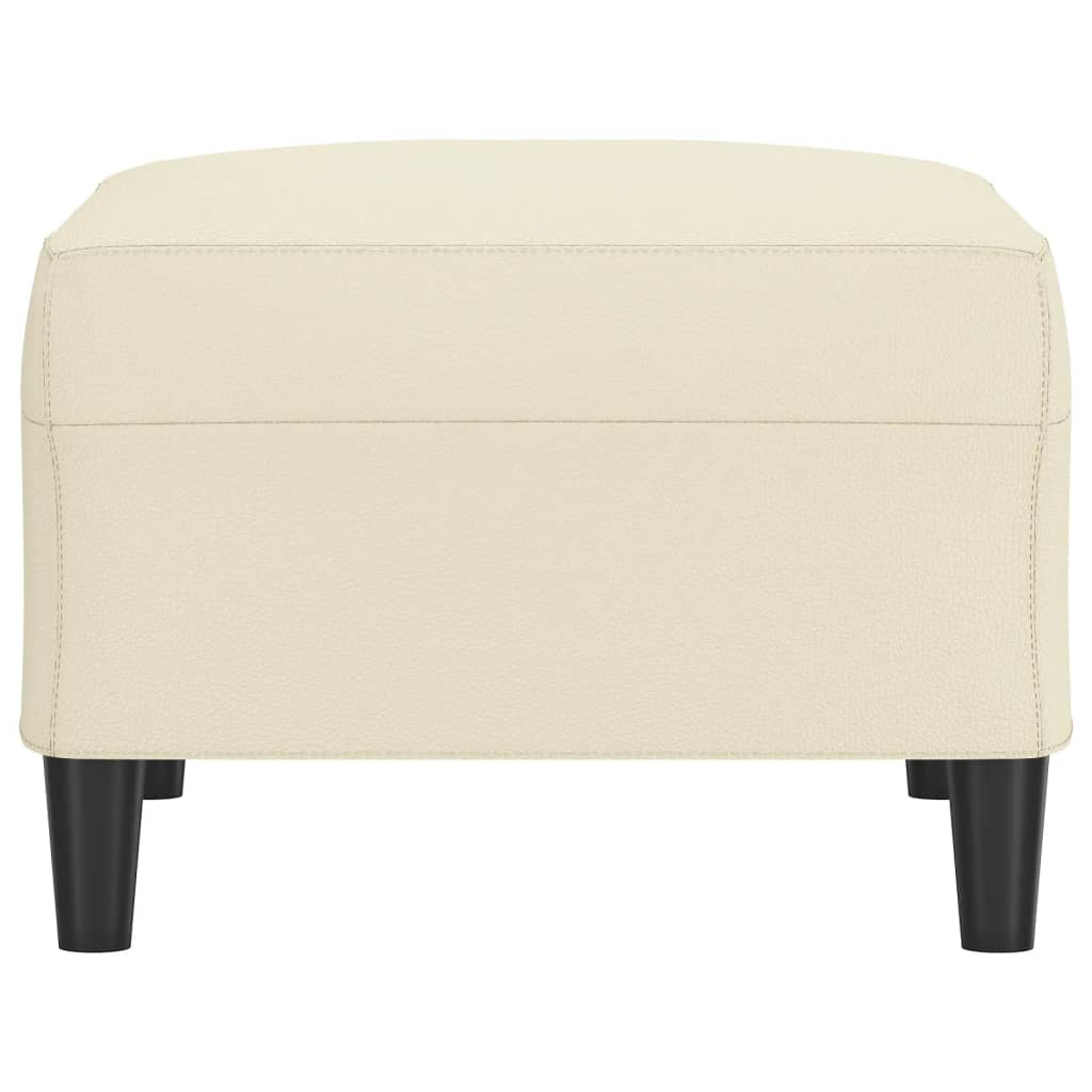 Fußhocker Schwarz 60x50x41 cm Kunstleder