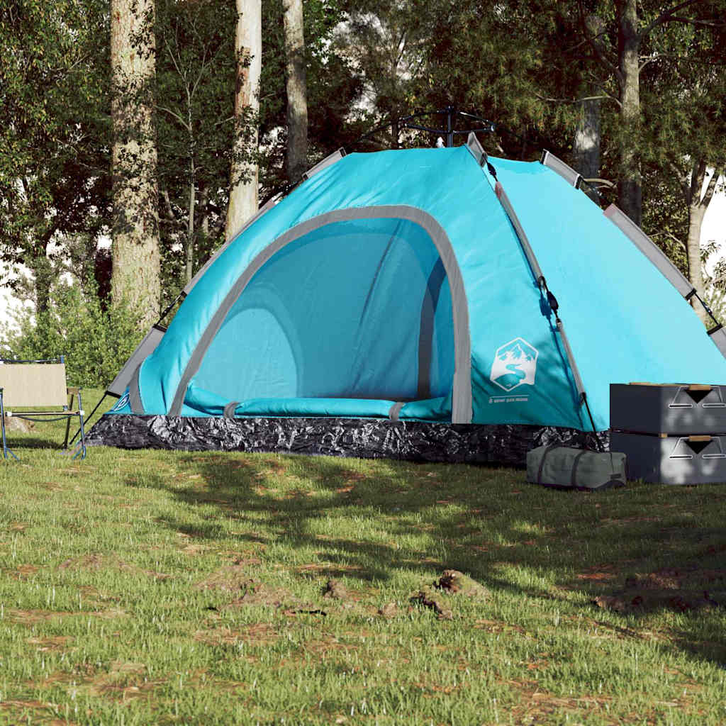 Campingzelt 2 Personen Grün Quick Release