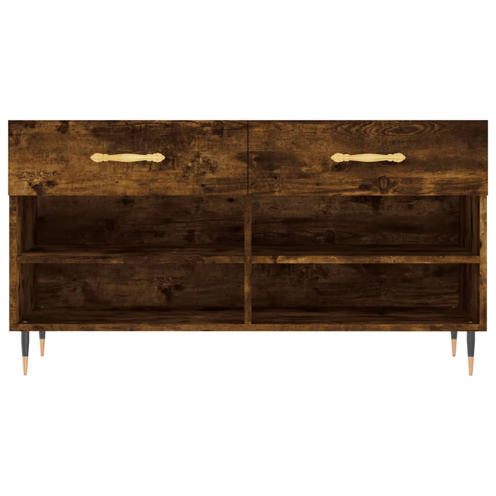 Schuhbank Weiß 102x35x55 cm Holzwerkstoff
